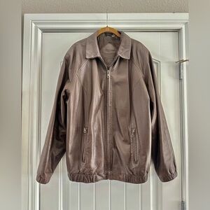 Preston & York Brown Leather Men’s Jacket